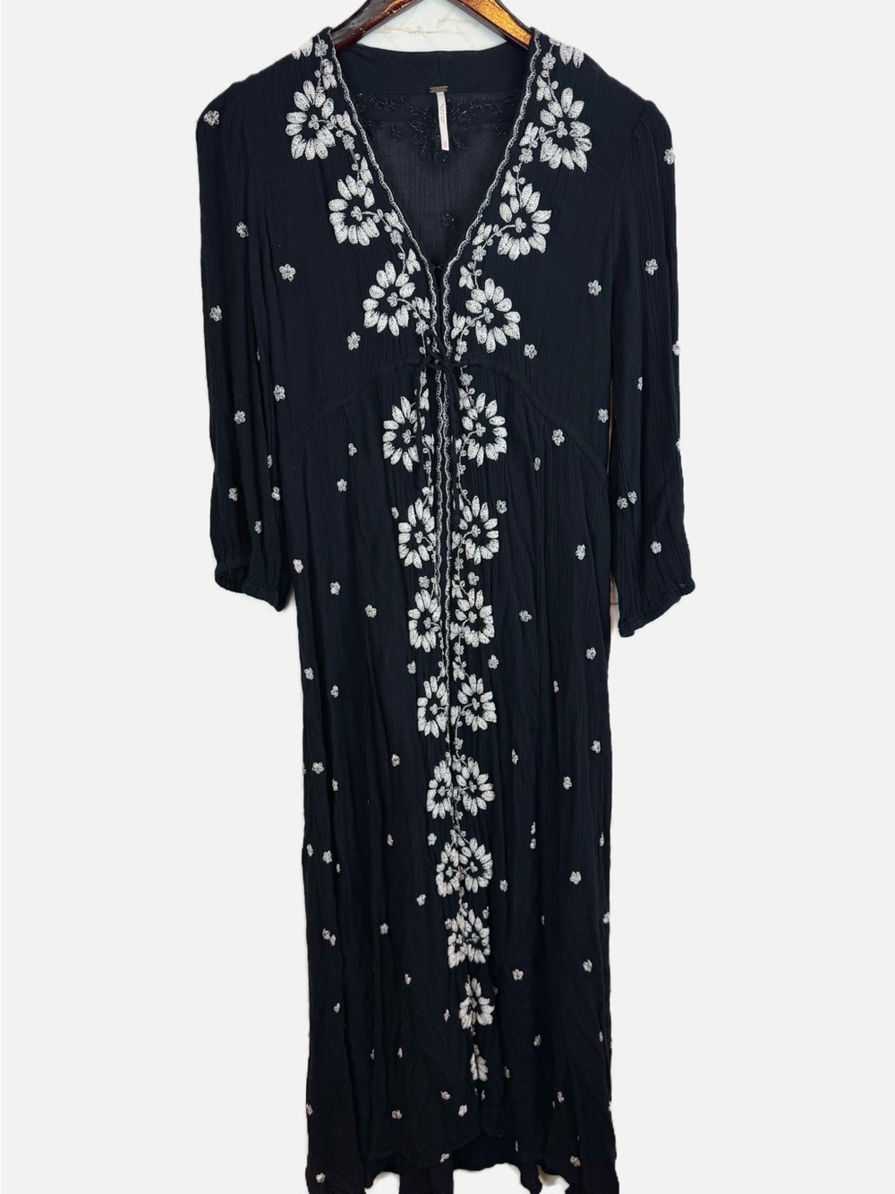 Free People | Embroidered Fable Midi Dress, XS